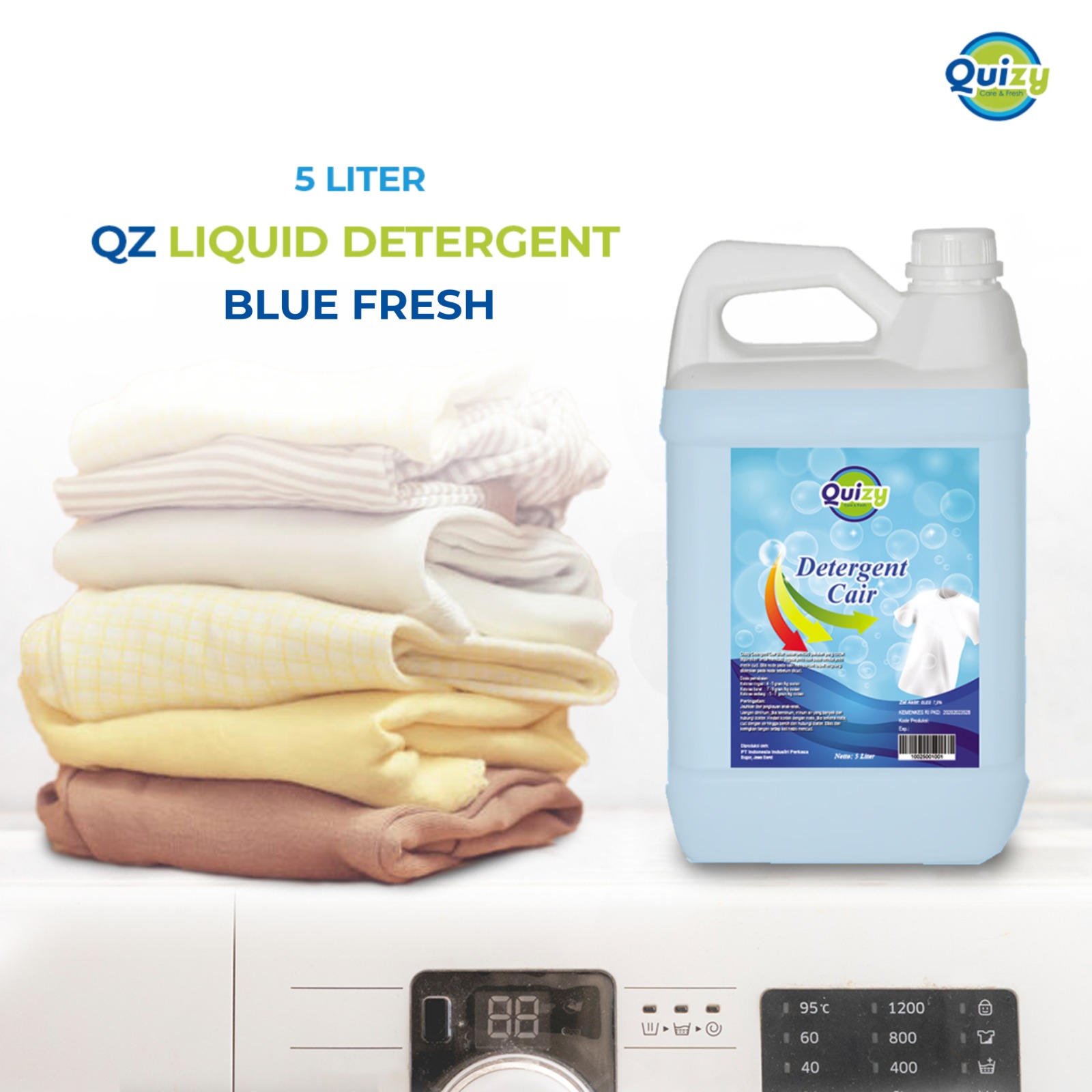 QZ Liquid Detergent Blue